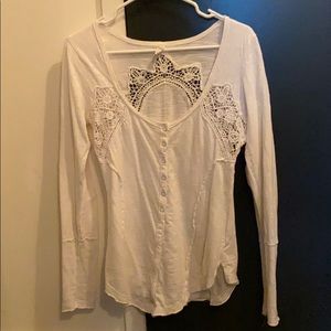 White Freepeople Longsleeve